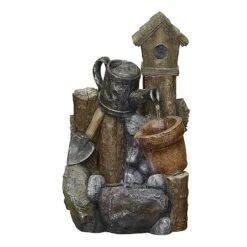 Easy Fountain Country Garden Pour Water Feature With LED Lights -Hozelock Shop 1020170 2