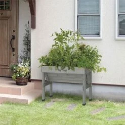 VegTrug WallHugger Small - Grey Wash (FSC 100%) -Hozelock Shop 1028265 2