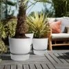 Elho Greenville Round Pot 40cm Living Concrete -Hozelock Shop 1112062