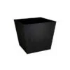 Stewart Garden 48cm Basalt Low Square Planter - Black -Hozelock Shop 1115427