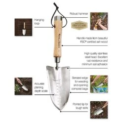 Kent & Stowe Stainless Steel Capability Trowel -Hozelock Shop 1139543 6
