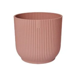 Elho Vibes Fold Round Planter 22cm Delicate Pink -Hozelock Shop 1230824 5