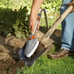 Gardena Hand-Held Scrubbing Brush -Hozelock Shop 1235123 3