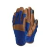 Town & Country Premium Synthetic Leather Blue Gloves Large -Hozelock Shop 332204