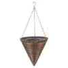 Smart Garden Chestnut Faux Rattan Hanging Cone - 14'' -Hozelock Shop 925353