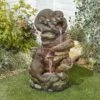 Easy Fountain Otter Pools Water Feature With LED Lights -Hozelock Shop 975201