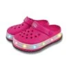 Town & Country Kids Eva Light Up Cloggies Pink 1 Town & Country Kids Eva Light Up Cloggies Pink -Hozelock Shop EVLIUPPNK