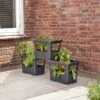 Elho Green Basics Stack & Grow Large Planter (Various Colours) 2 Elho Green Basics Stack & Grow Large Planter (Various Colours) -Hozelock Shop GBSGLRG