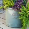 Woodlodge Heritage Edwardian Cylinder Ceramic Planter Mint Green (Various Sizes) -Hozelock Shop HECYLMINT