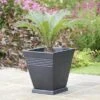 Piazza Square Planter 34cm (Various Colours) -Hozelock Shop PIAZSQRMAR